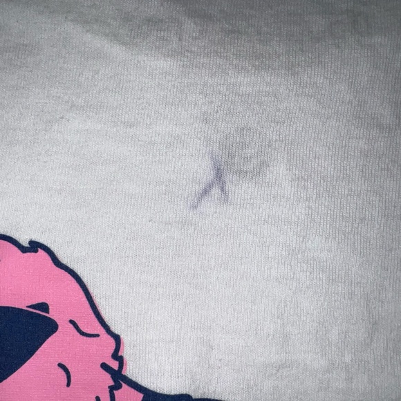 Doodle & Crew White and Pink Graphic Short Sleeve T-Shirt - Picture 7 of 8